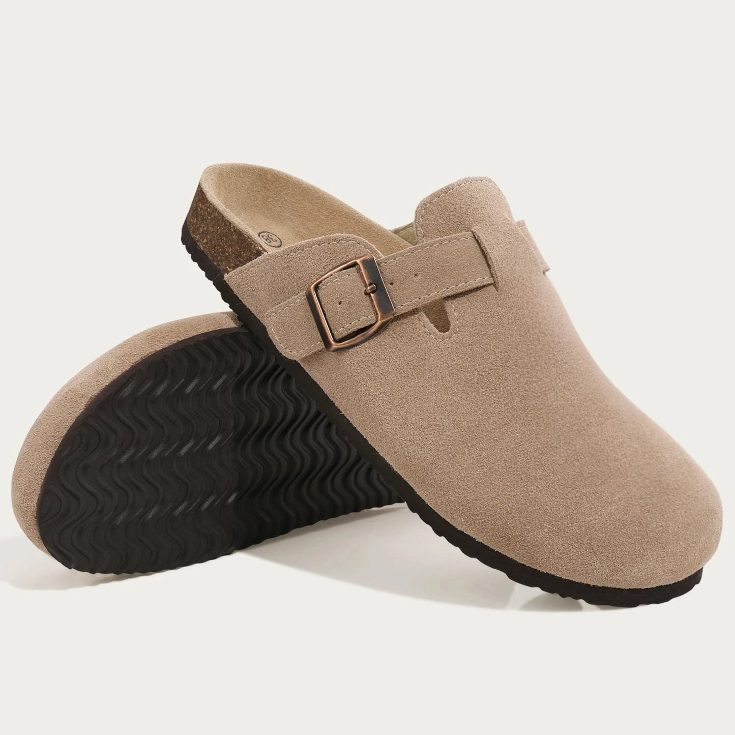 Mules en daim