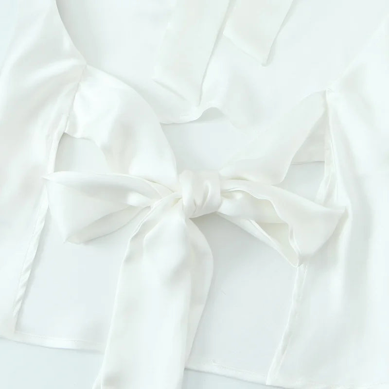 Top dos nu satin