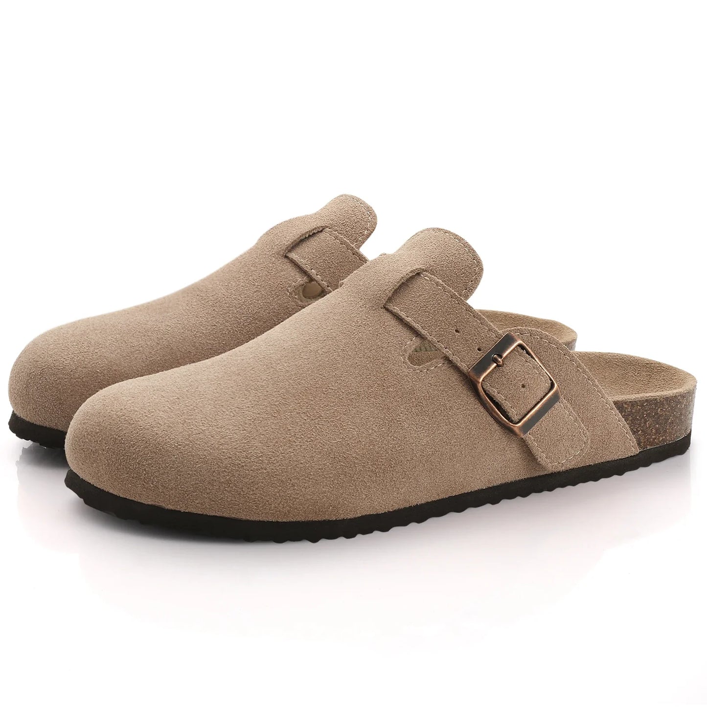Mules en daim