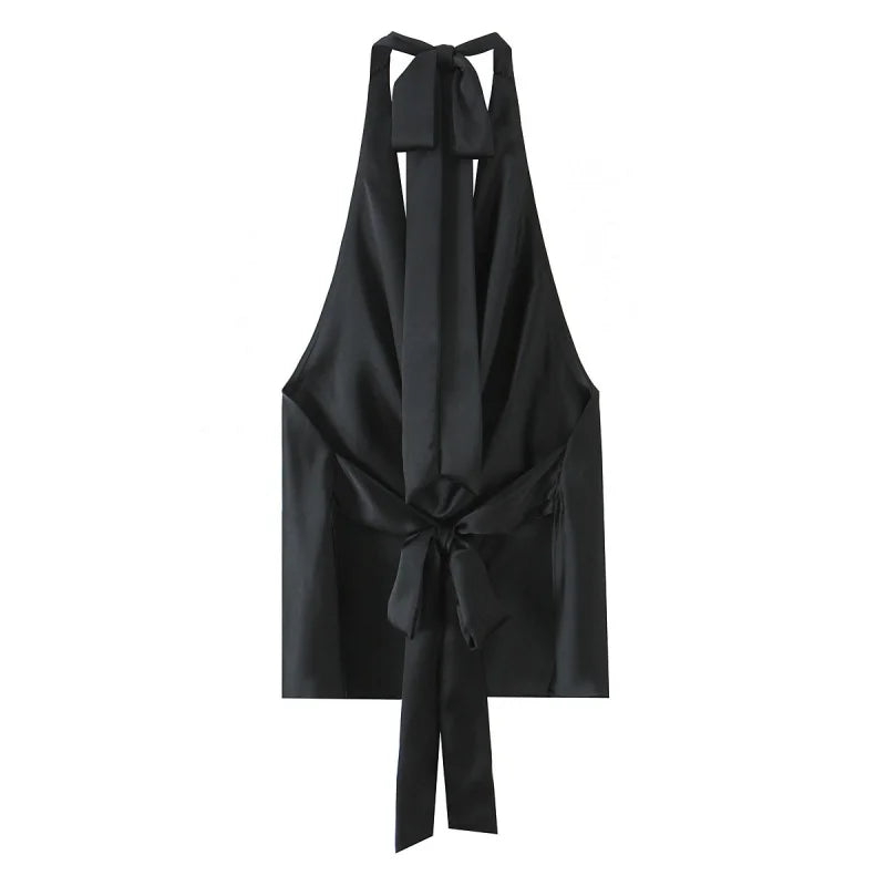 Top dos nu satin