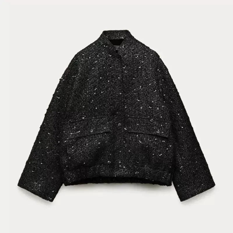 Blouson à paillettes