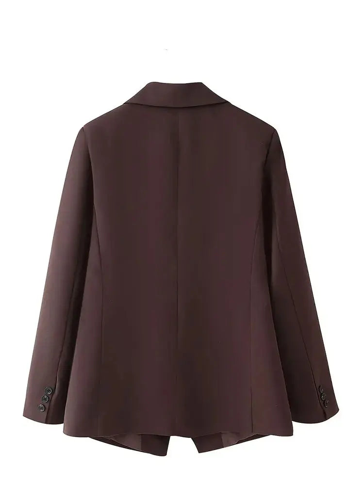 Blazer croisé double boutonnage
