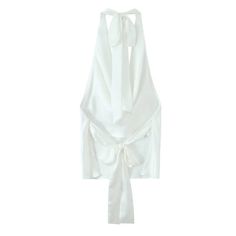 Top dos nu satin