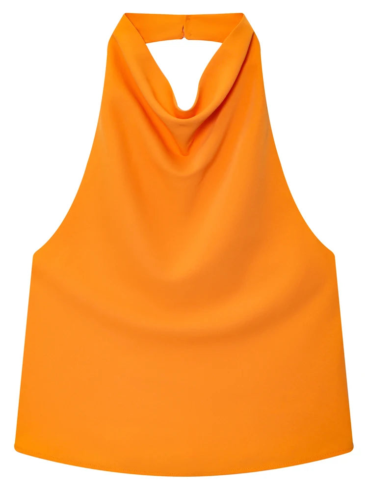 Top dos nu satin