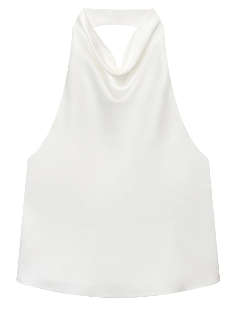 Top dos nu satin