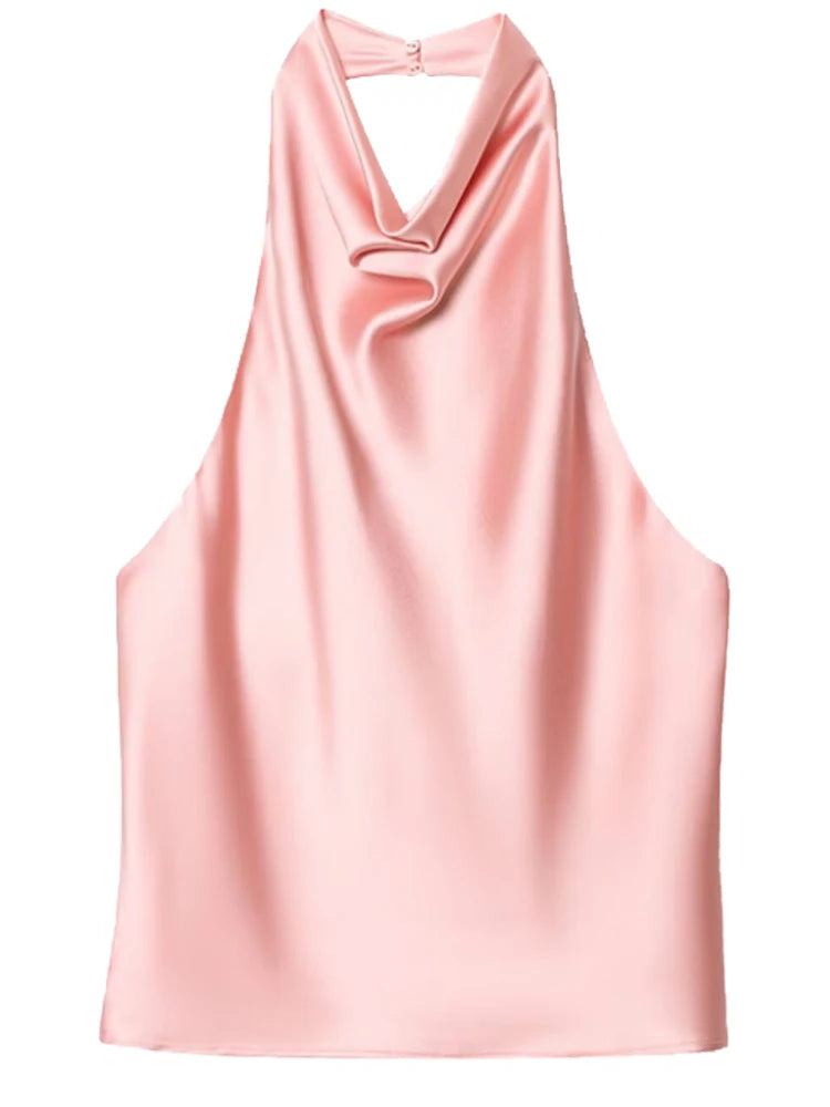 Top dos nu satin