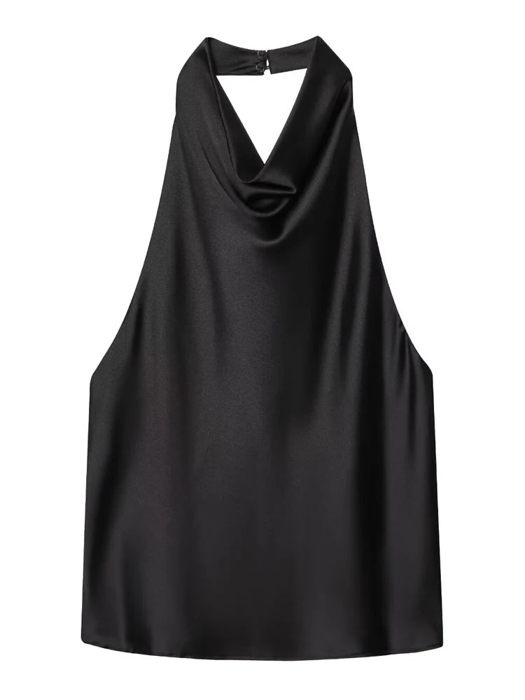 Top dos nu satin
