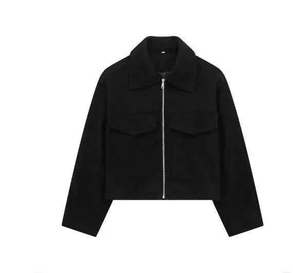 Veste courte en maille