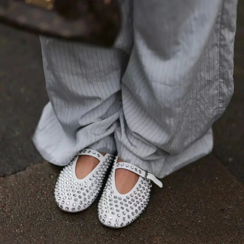 Ballerines cloutées MARY-JANE