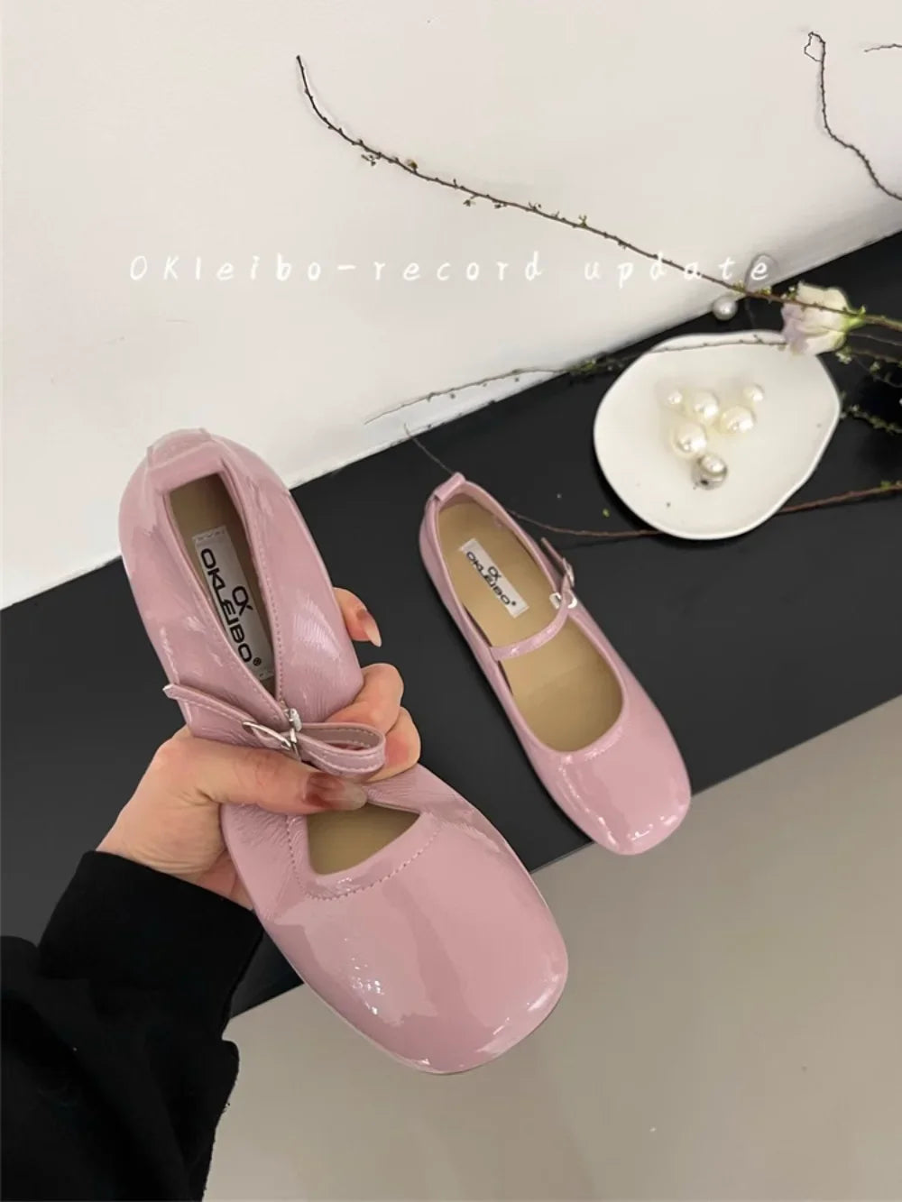 Ballerines vernis CLARA