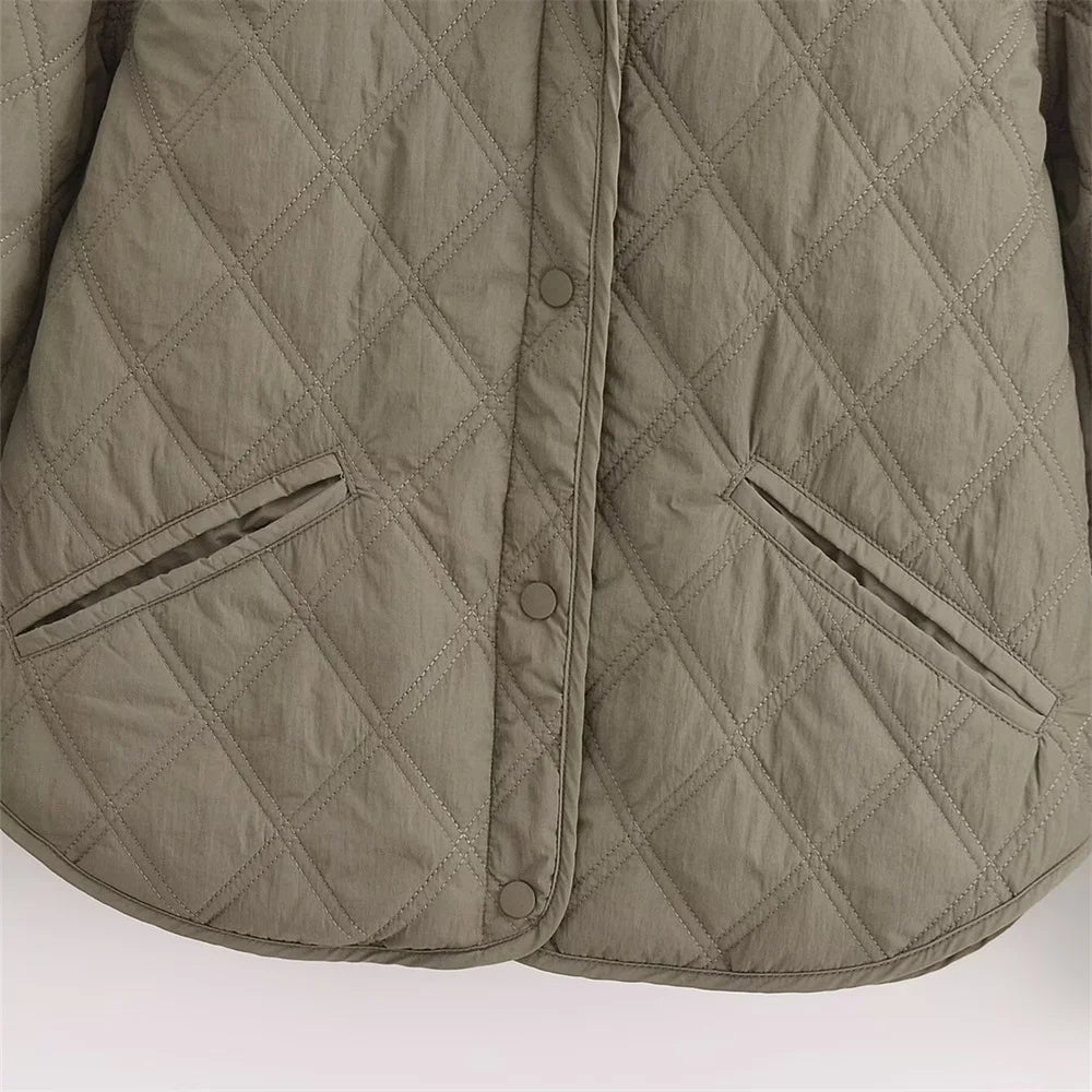 Veste matelassé à capuche intégrée