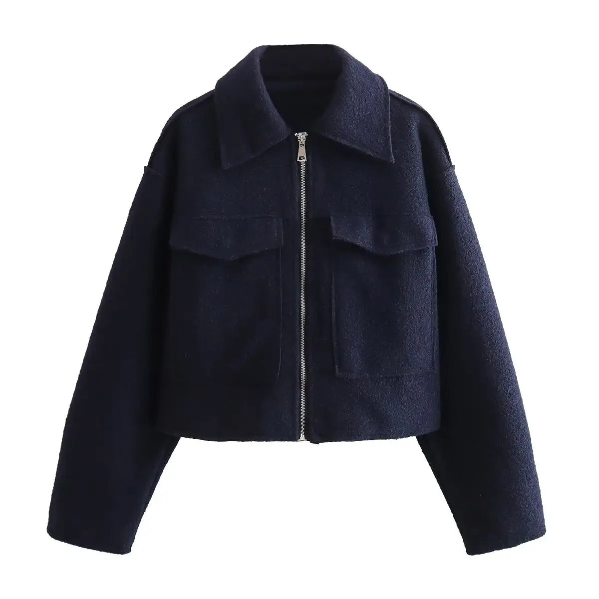Veste courte en maille