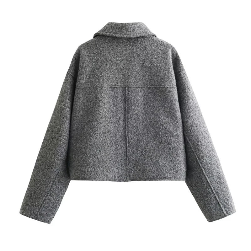 Veste courte en maille