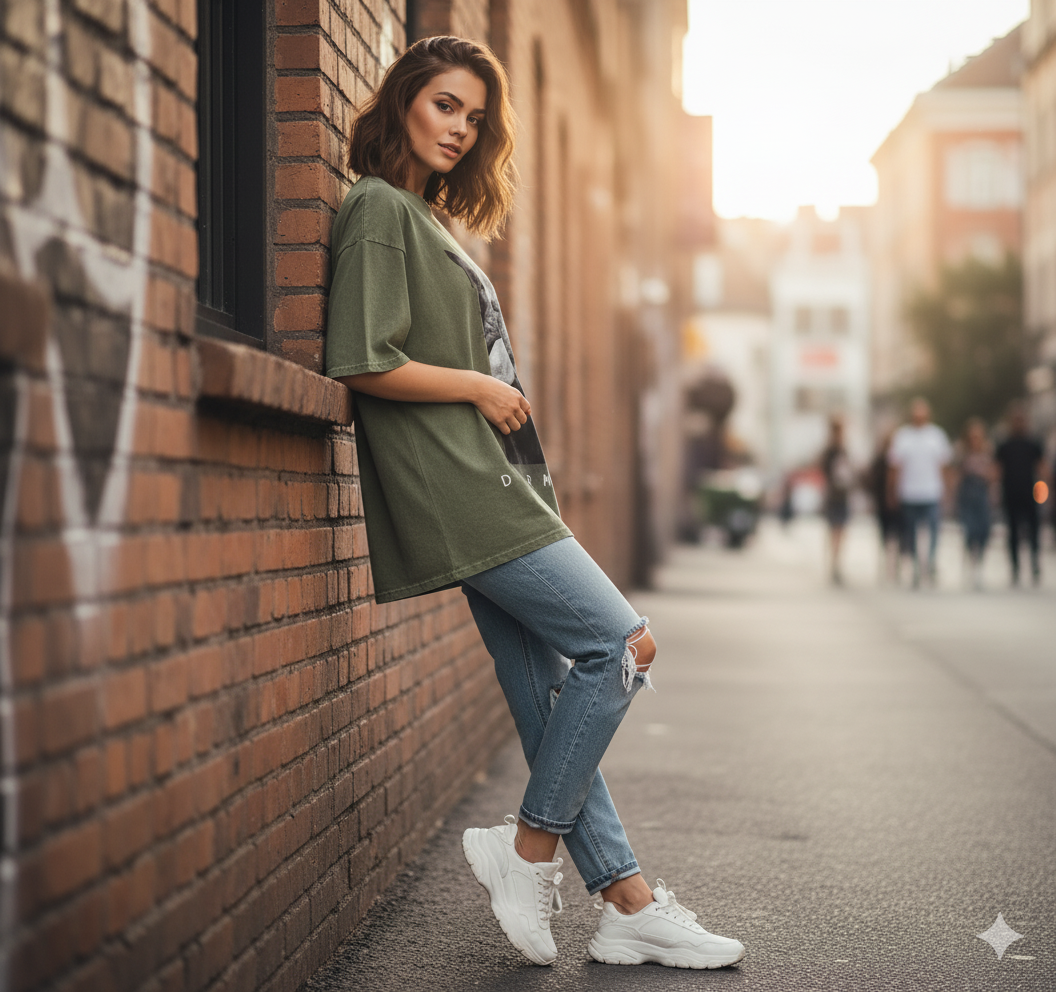 T-shirt DOG Coupe Loose – Le Must-Have Décontracté des Passionnées