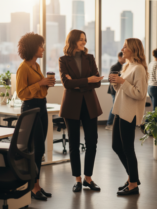 Blazer porté avec une tenue professionnelle ou chic